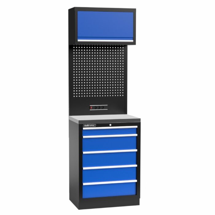 Kraftmeister Standard arredamento per officina Vermont inox blu