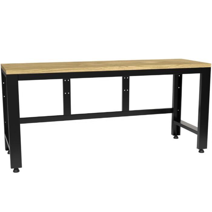 Kraftmeister Pro tavolo da lavoro in rovere 204 cm nero