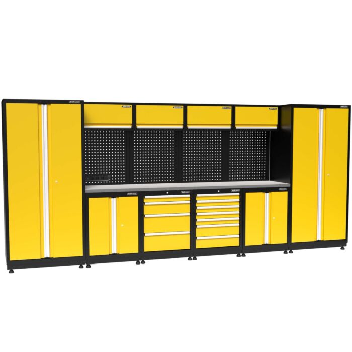 Kraftmeister Arredamento per officina Winnipeg Acciaio Inox Nextgen Giallo