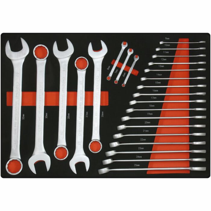 Kraftmeister sagoma utensili 12. Chiavi inglesi combinate, set 24 pezzi