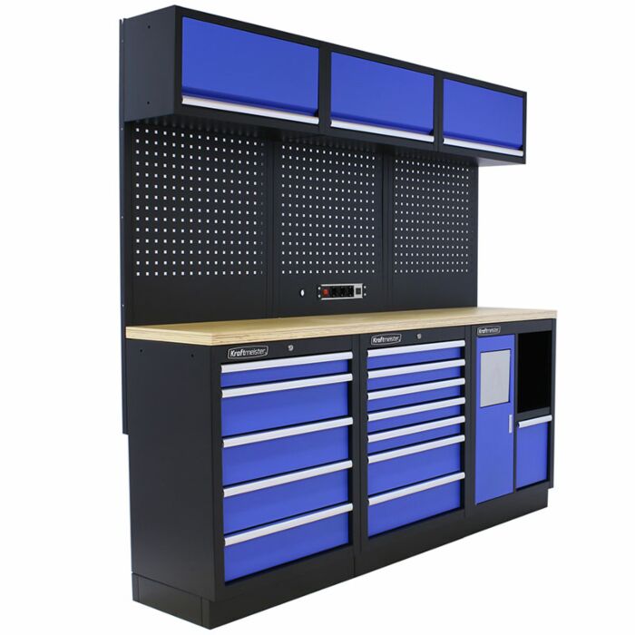 Kraftmeister Standard arredamento per officina Maryland compensato blu