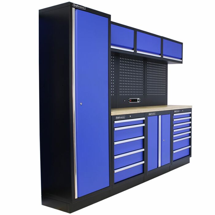 Kraftmeister Standard arredamento per officina Delaware compensato blu