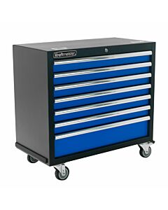 Kraftmeister Standard carrello porta attrezzi XL 7 cassetti blu