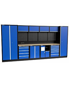 Kraftmeister Standard arredamento per officina Michigan compensato blu