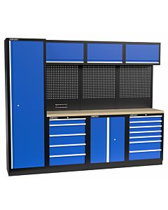 Kraftmeister Standard arredamento per officina Delaware compensato blu