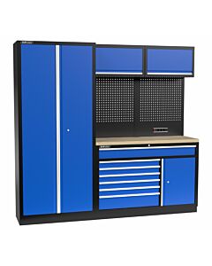 Kraftmeister Standard arredamento per officina Iowa compensato blu