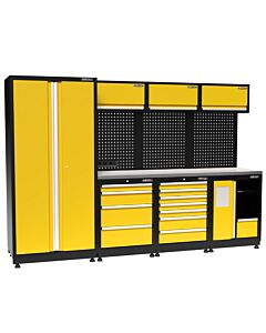 Kraftmeister arredamento per officina Halifax Acciao Inox giallo