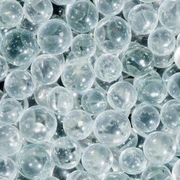 Mezzo di sabbiatura in perle di vetro