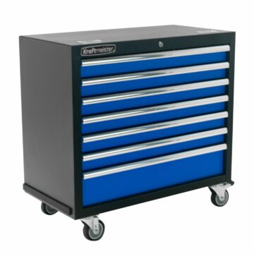 Kraftmeister Standard carrello porta attrezzi XL 7 cassetti blu