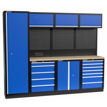 Kraftmeister Standard arredamento per officina Delaware compensato blu