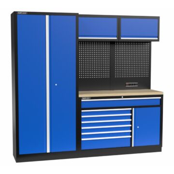 Kraftmeister Standard arredamento per officina Iowa compensato blu