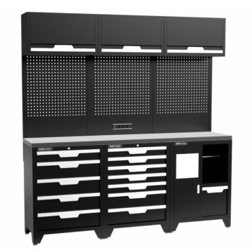 Kraftmeister Standard arredamento per officina Maryland inox nero