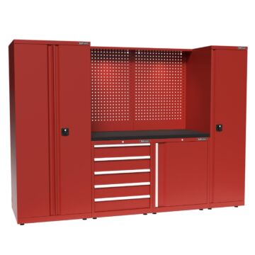 Kraftmeister Expert arredamento per officina M ibrido rosso