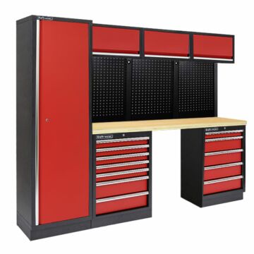 Kraftmeister Standard arredamento per officina New York compensato rosso