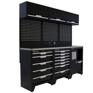 Kraftmeister Standard arredamento per officina Maryland inox nero